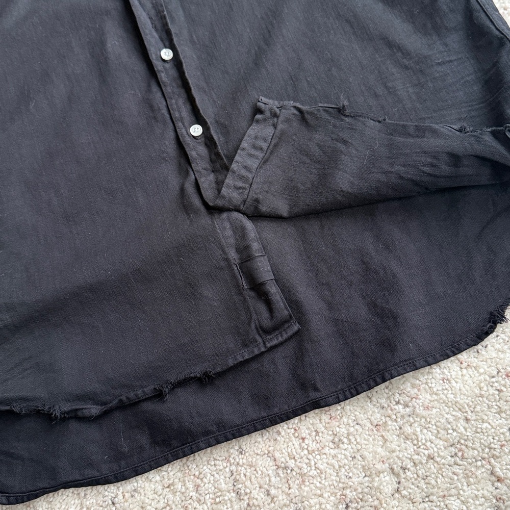 FRANK & EILEEN Mary Shirtdress Black Famous Denim - Picture 10 of 15